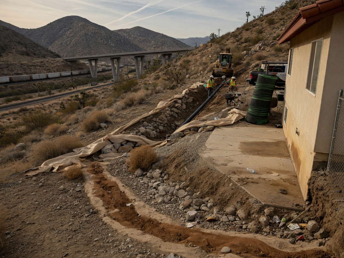 Protecting Your Fontana Property From Runoff Near the Cajon Pass